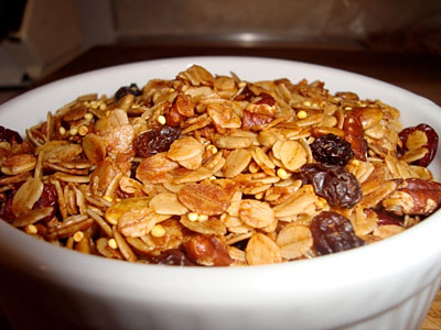 Millet, Fruit And Nut Granola