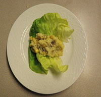 millet lettuce roll