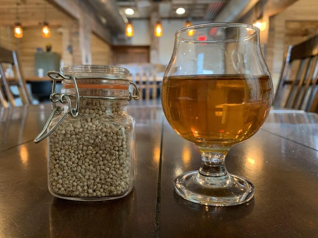 image malt beer with millet canister