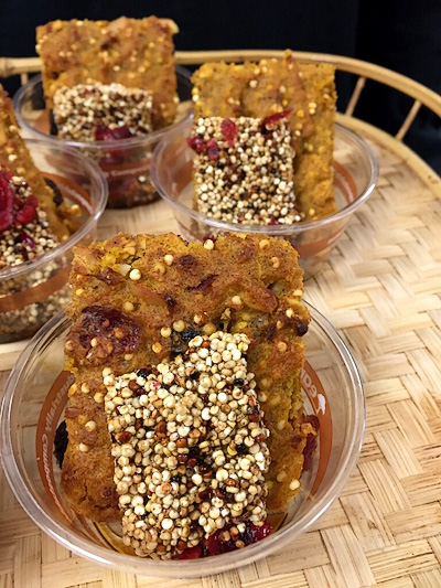 pumpkin millet bars